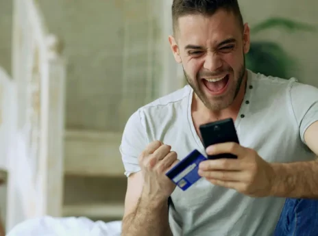 Homem feliz